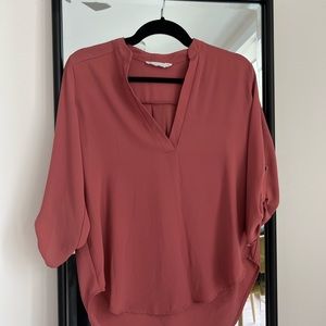 Pink 3/4 sleeve Blouse